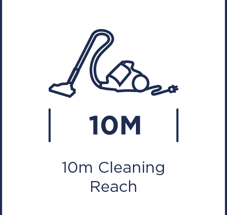 10 meter cleaning reach