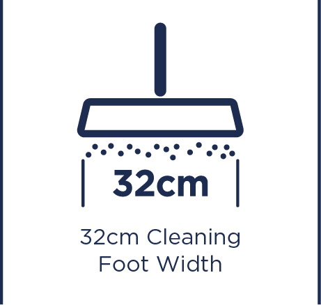 32cm cleaning foot width