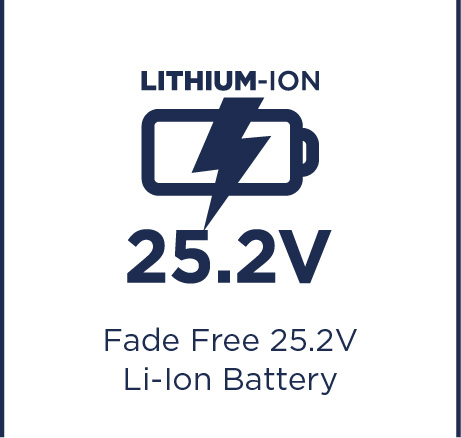 Fade Free 25.2V Li-ion Battery