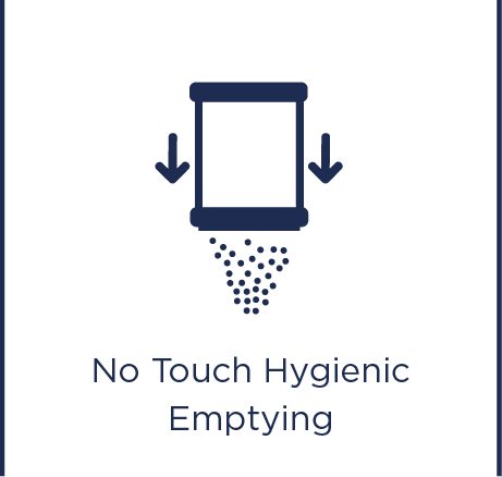 No Touch Hygienic Emptying